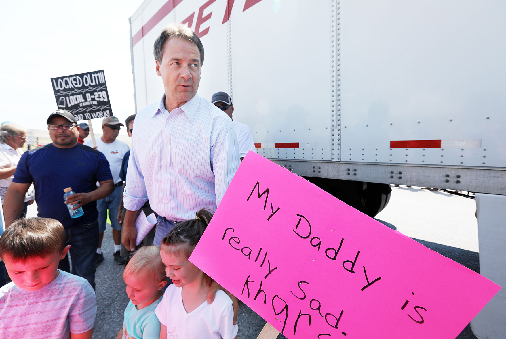 Governor Bullock joins workers locked out of Imerys Talc